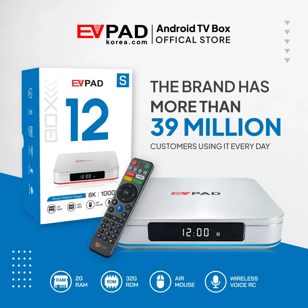 EVPAD 12S 안드로이드 TV 박스