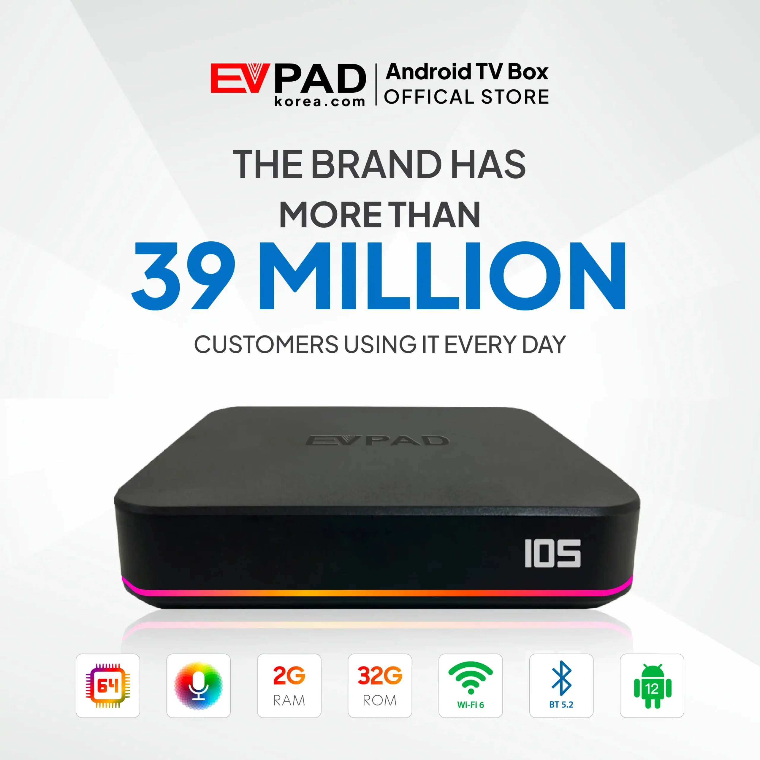 EVPAD 10S 안드로이드 TV 박스 - 이미지 4