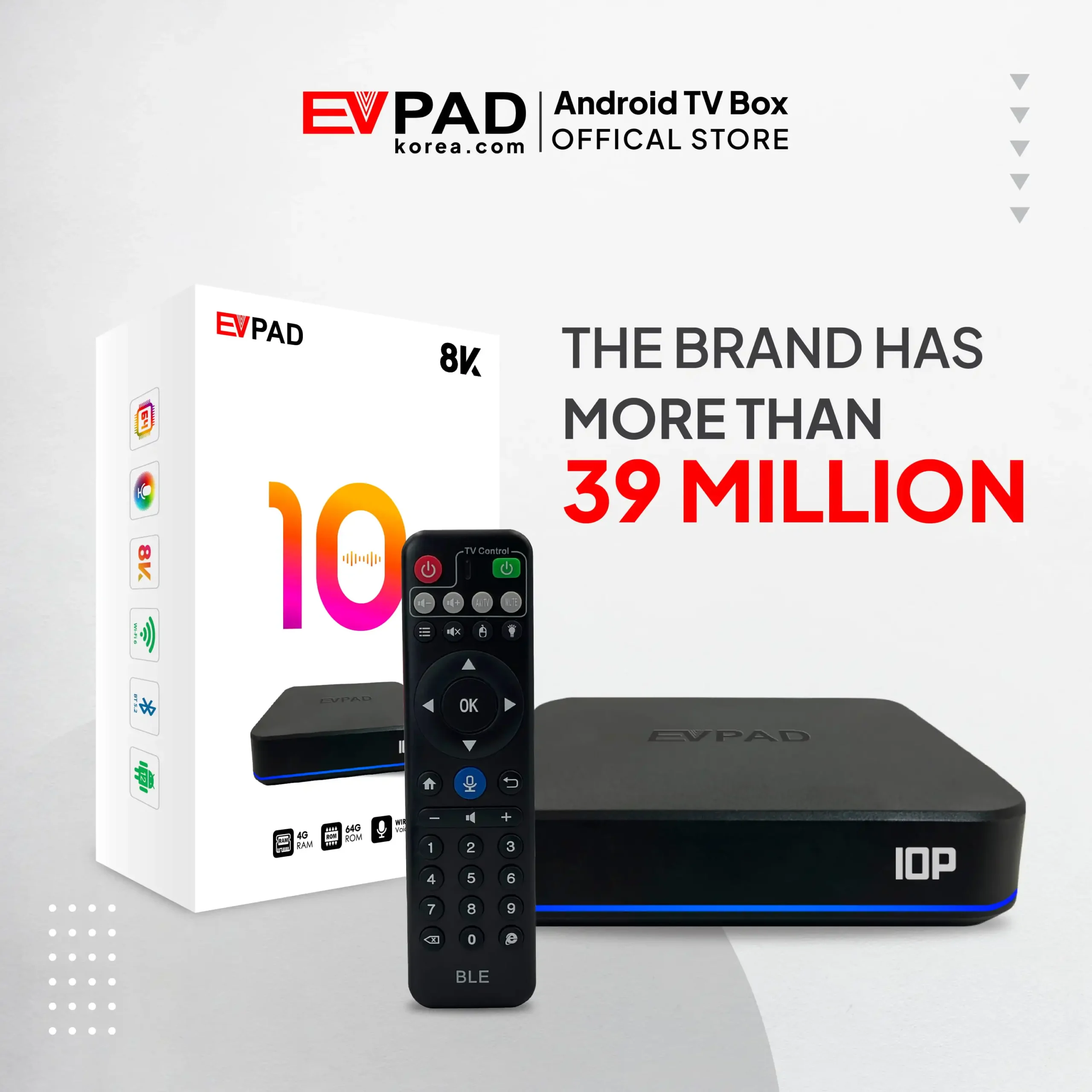 EVPAD 10P 안드로이드 TV 박스